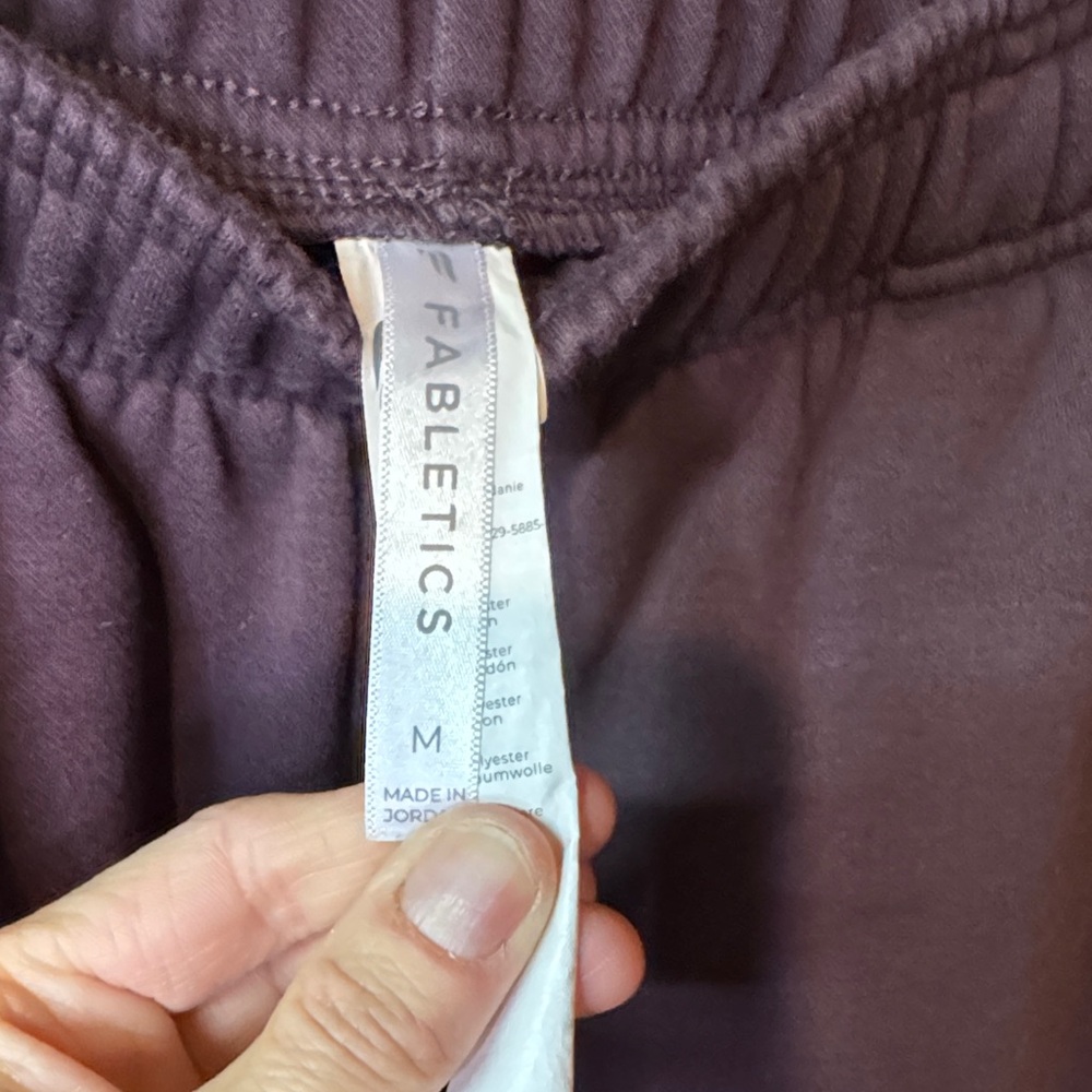 Fabletics Deep Purple Straight Leg Sweatpants - image 3